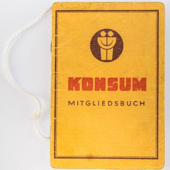KONSUM Mitgliedsbuch, Sammlung DDR Museum Berlin